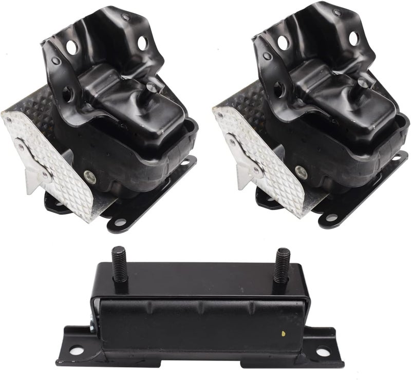 Mardarth Set of 3 Front Motor Mount and Transmission Mount for 2007-2013 Silverado Sierra 1500 5.3L 6.0L 6.2L 4WD - Image 1