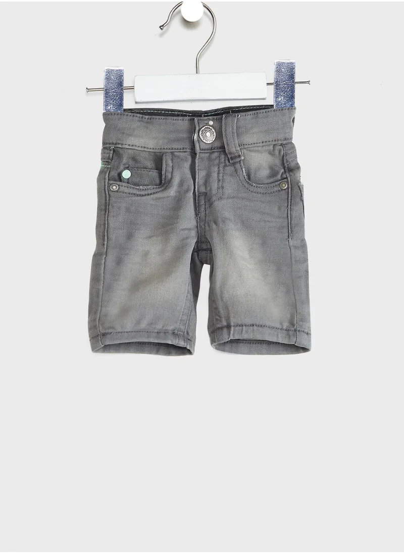 كوكو نوكو Kids Folded Hem Shorts