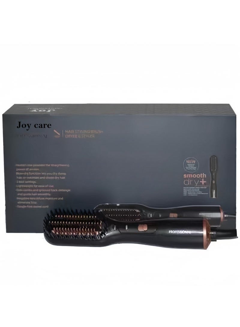 JOY CARE 3-In-1 Professional Hair Styling Brush Black/Rose Gold - Image 1
