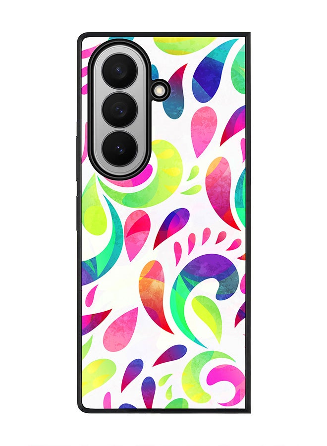 Stylizedd For Samsung Galaxy Z Fold7 Case,Slim fit Camera Protection, Shockproof Thin Phone cover  - Floral Blast