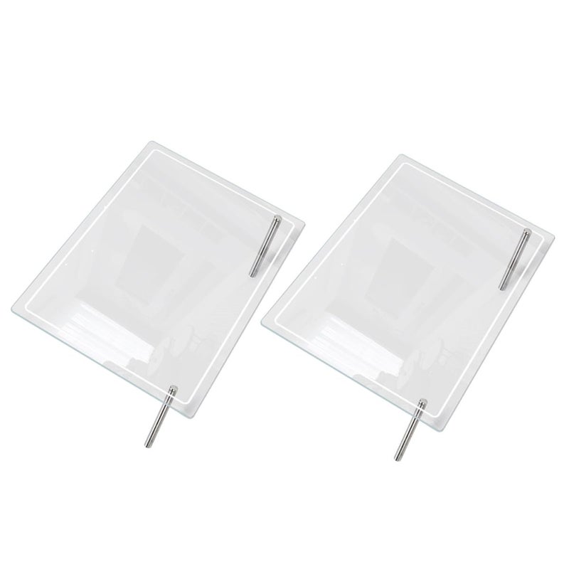 Acrylic Dry Erase Whiteboard Memo Writing Board With Push Pins For Home Office Desktop - Image 2