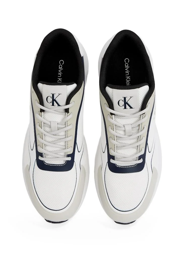 Calvin Klein Jeans RETRO TENNIS LOW KNIT TRAINERS