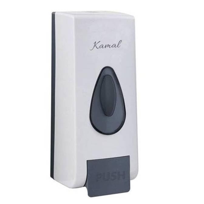 موزع صابون KAMAL DuraFit سعة 350 مل (أبيض)