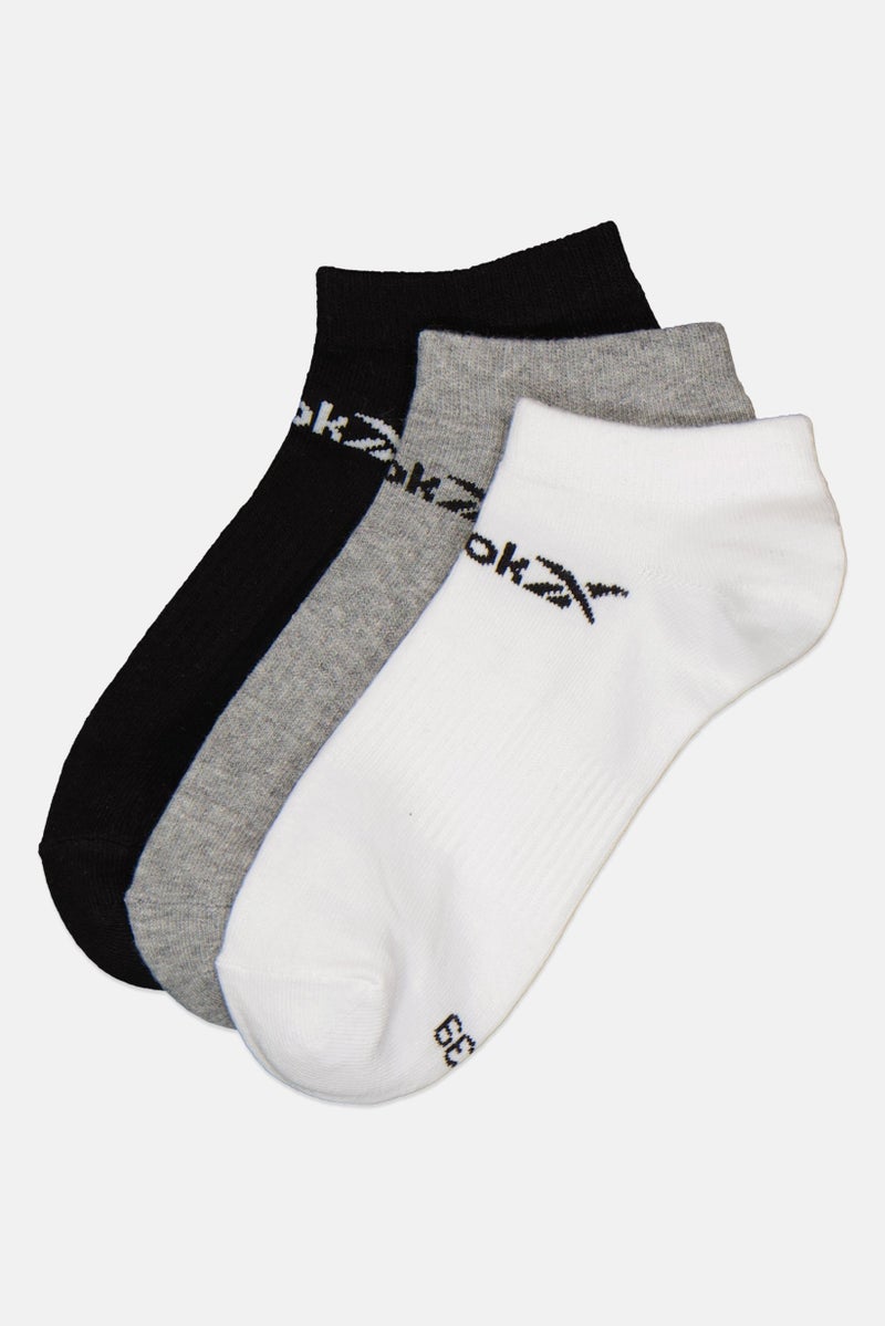 Reebok Men 6 Pairs Brand Logo Low Cut Socks, Multicolor - Image 1
