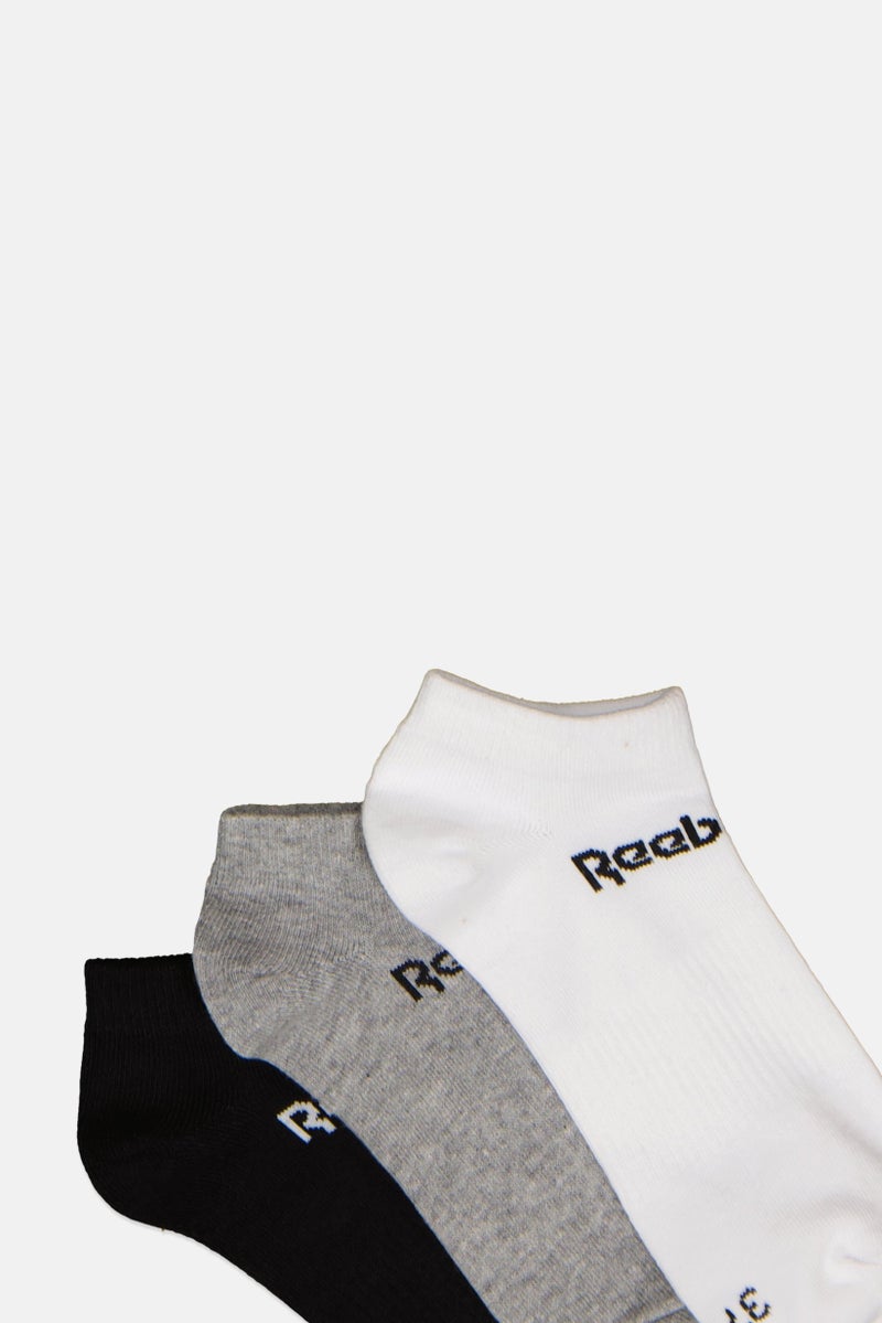 Reebok Men 6 Pairs Brand Logo Low Cut Socks, Multicolor - Image 2