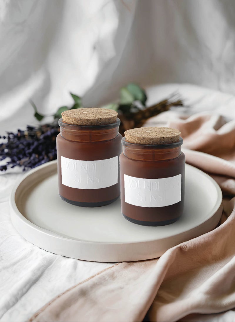 Alsafwa Duo ( Lavender Oasis Candle + Pure Dream Candle )