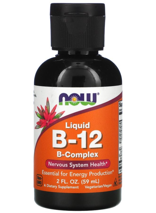 now Liquid B-12 B-Complex 2 fl oz (59 ml)