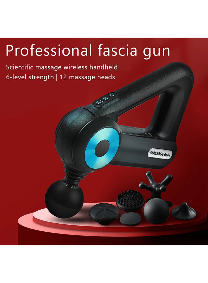 HTC Maxtop Deep Tissue Massage Gun For Back, Neck, Muscle Pain Relief Fitness Relaxation 12pcs Pro Heads - Image 4