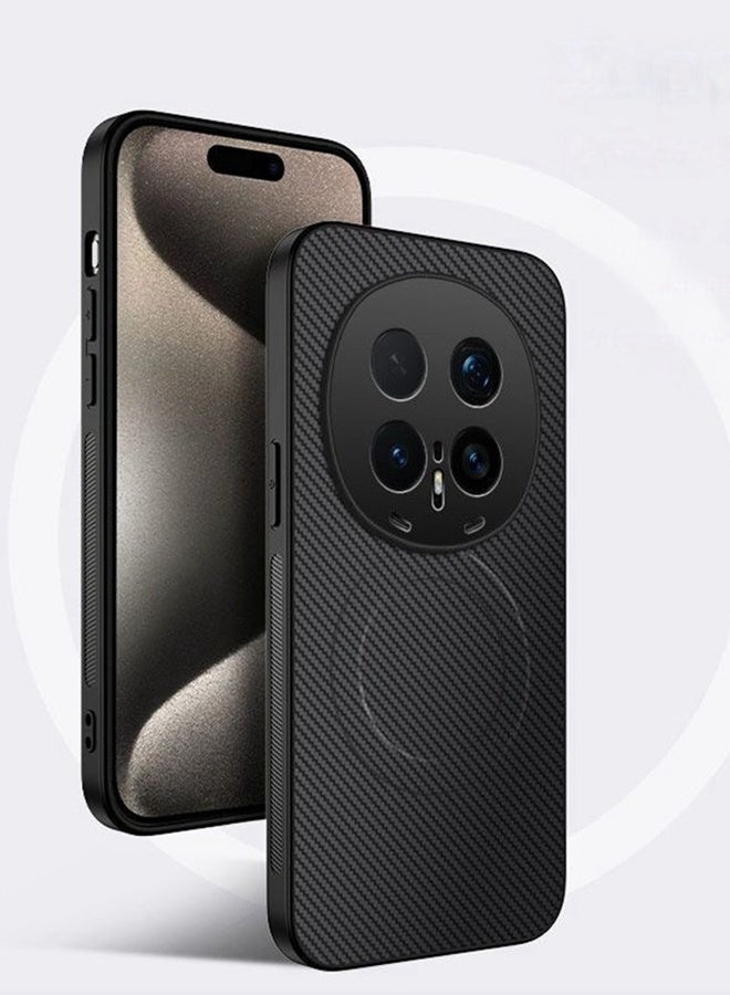 Magnetic Case for Honor Magic 8 Pro , Premium Twill Texture Case, Raised Camera Lens Protection，Military Grade，Fashion Shockproof Honor Magic 8 Pro 5G Cover ，Comfortable Touch - Image 1