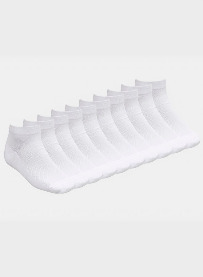 Kheyoot  Set Of 10 Socks Half White - Image 3