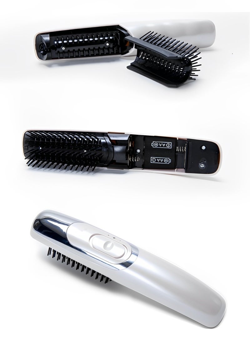 ريوكل مشط تدليك فروة الرأس فرشاة تدليك فروة الرأس الكهربائية فرشاة تدليك الشعر مشط تدليك الرأس الكهربائي مع مطاط ناعم - Image 5