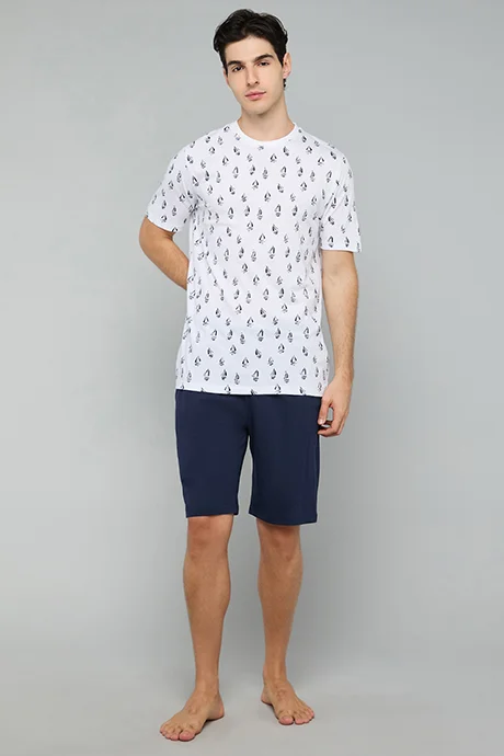 R&B Printed Shorts Lounge Set