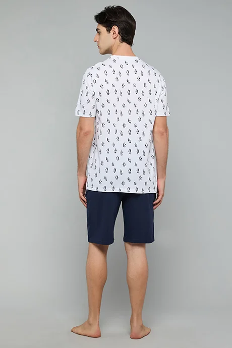 R&B Printed Shorts Lounge Set