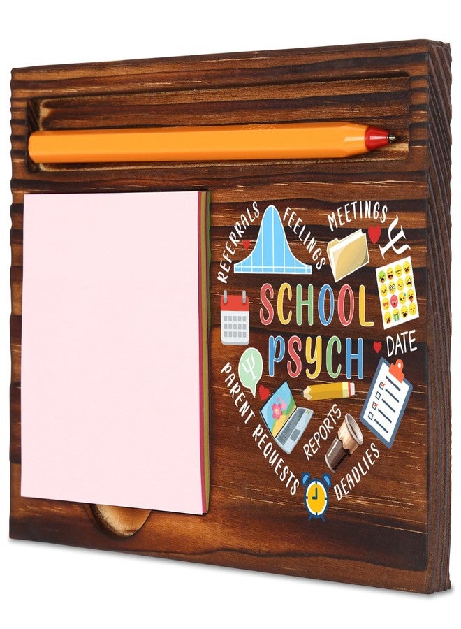 TRCENDE Positive Affirmations Gift for School Psychologist, Appreciation Gifts for School Psychologist, Thank You Gift for Psych, Physical Therapist Graduation Gifts Desk Retro Note Pad Holder XB459 - Image 1