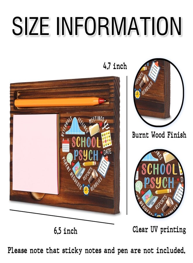 TRCENDE Positive Affirmations Gift for School Psychologist, Appreciation Gifts for School Psychologist, Thank You Gift for Psych, Physical Therapist Graduation Gifts Desk Retro Note Pad Holder XB459 - Image 2