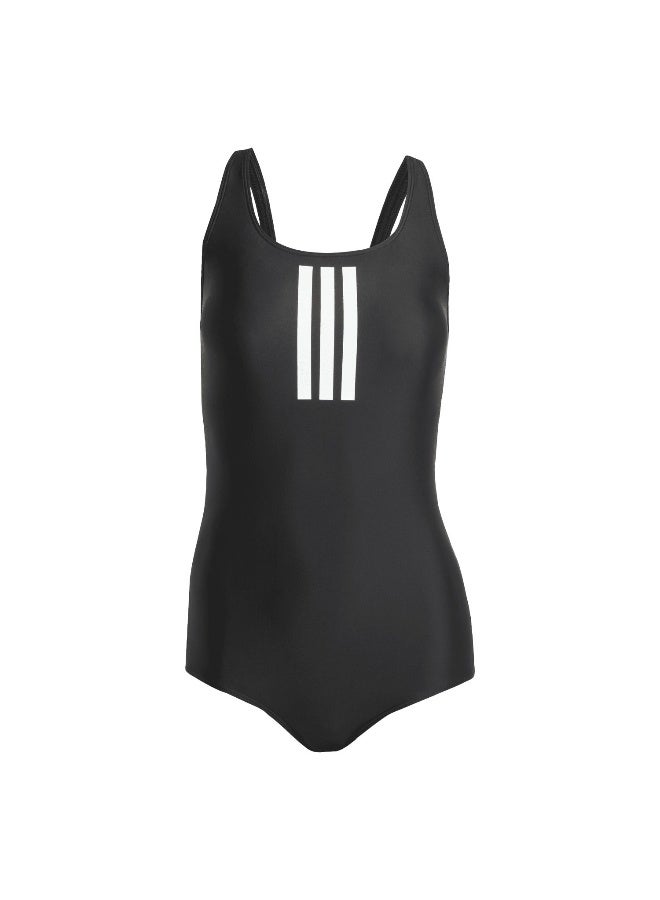 Adidas padded 3 stripes closed back women swimsuit - Image 2