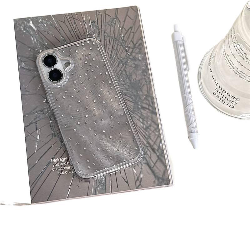 BB غطاء واقي، حماية من السقوط، سيليكون، Silver، مقاوم للصدمات لـ iPhone 17 / 17 Air / 17 Pro / 17 Pro Max من السيليكون باللون الفضي - Image 1