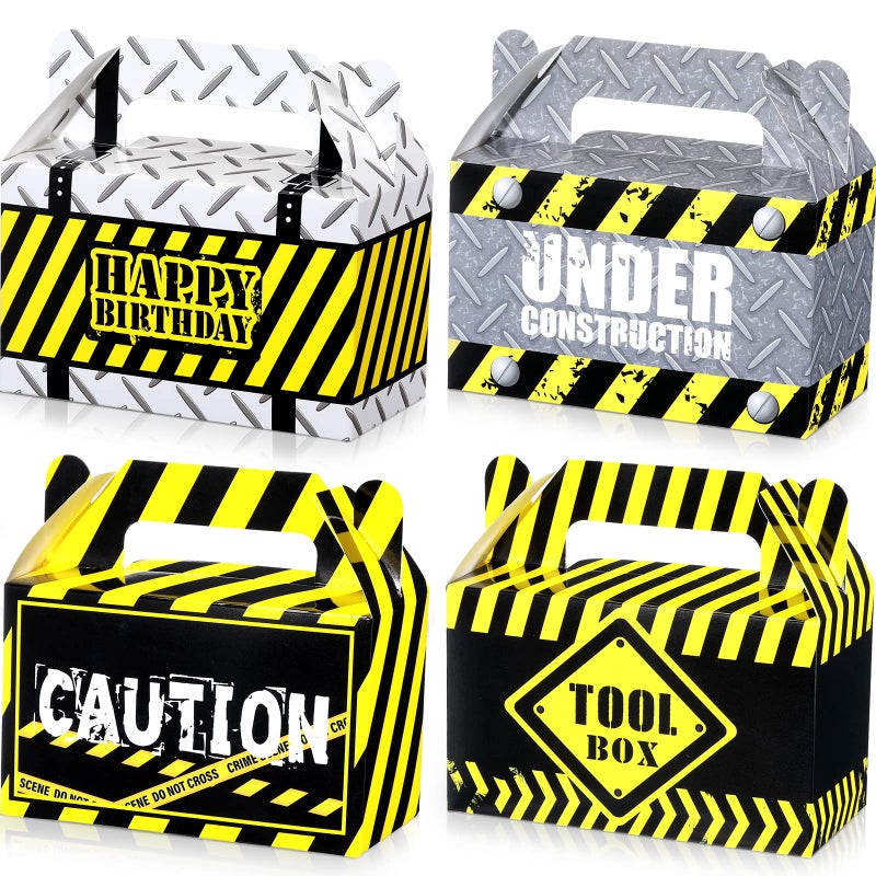 Marspark 16 Pack Construction Party Treat Boxes Construction Birthday Party Favors Dump Truck Gift Boxes Goodie Bags