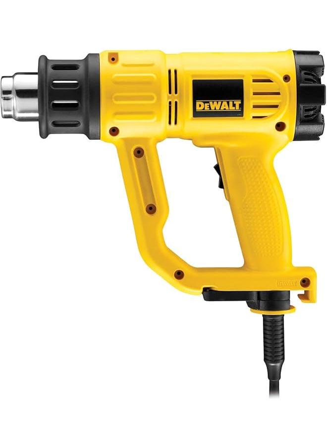 DEWALT 2000W Heavy Duty Heat Gun With Temperature Control Yellow Black D26411 Qs  - Image 3