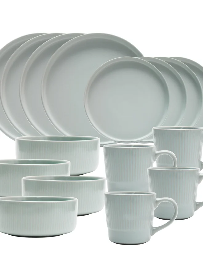 Kitchen master 16-Piece Ceramic Dinnerware Set