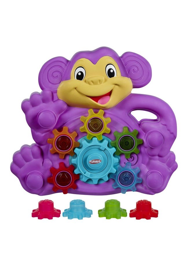 PLAYSKOOL - Stack 'N Spin Monkey Gears Toy (Amazon Exclusive) - Image 1