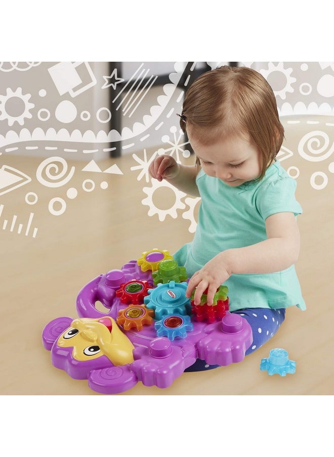 PLAYSKOOL - Stack 'N Spin Monkey Gears Toy (Amazon Exclusive) - Image 1