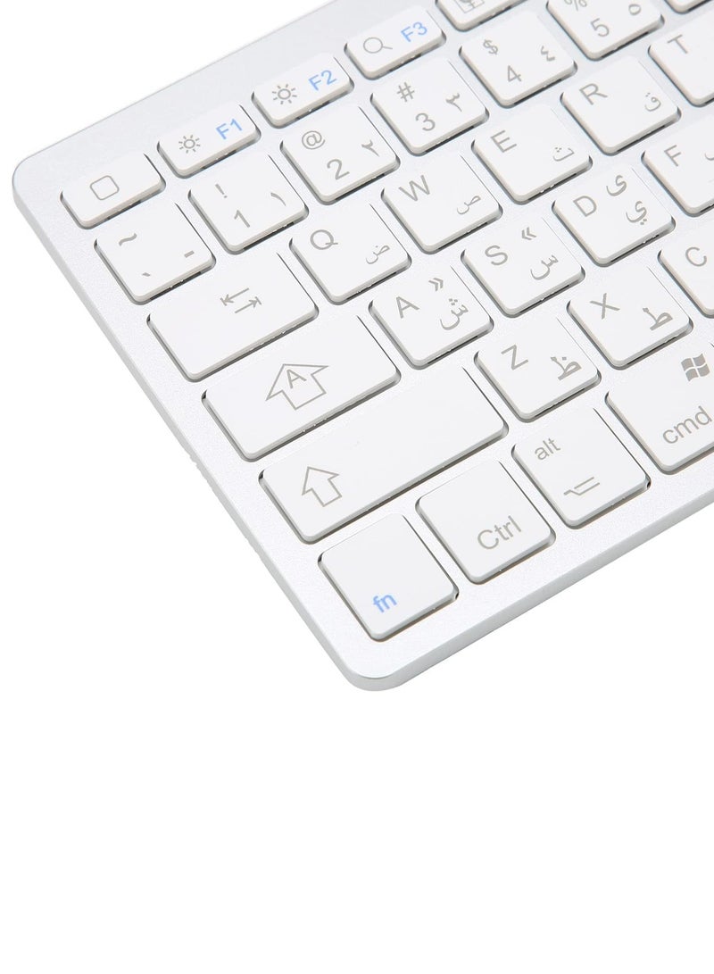 Mini Bluetooth Keyboard | 78 Keys | Ultra-Slim & Compact | Wireless | Arabic Layout - Image 3