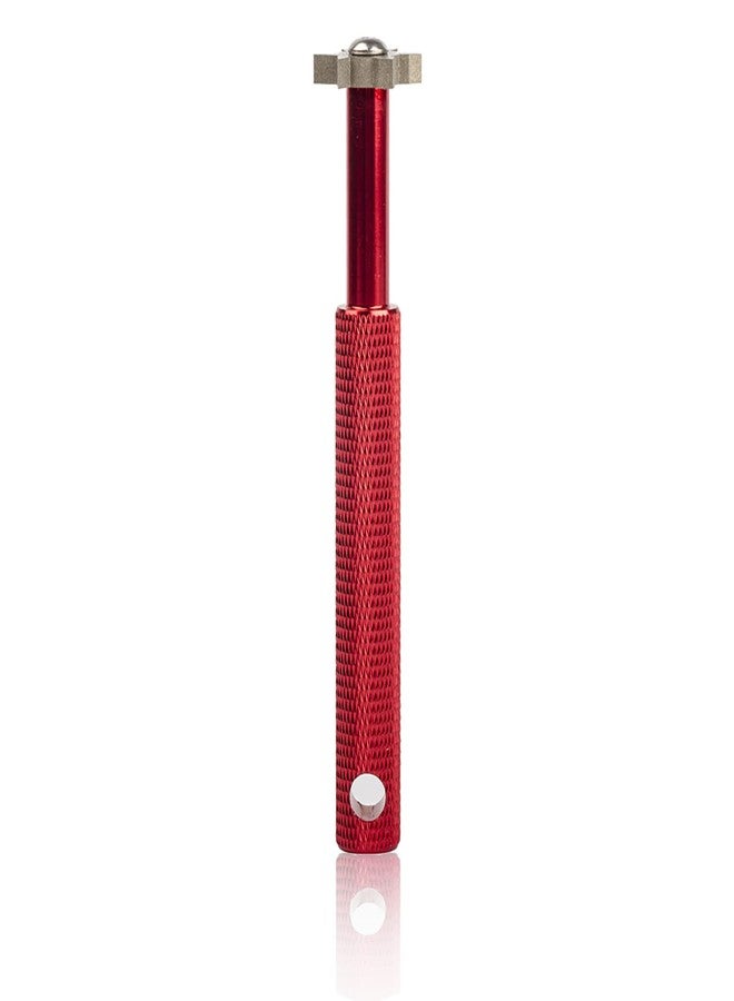 HIFROM Groove Sharpener with 6 Heads - Golf Re-Grooving Tool and Cleaner for All Irons Pitching Sand Lob Gap and Approach Wedges and Utility Clubs Red Color - Image 1