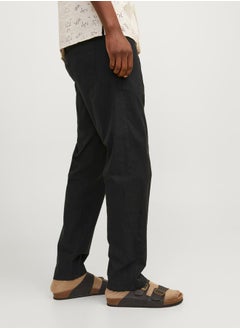 JACK & JONES Solid Mid Rise Regular Fit Joggers  - Image 5