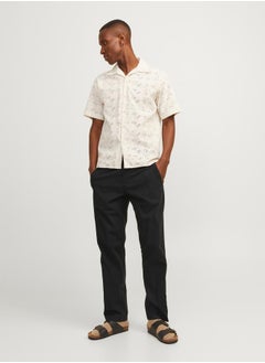 JACK & JONES Solid Mid Rise Regular Fit Joggers  - Image 3