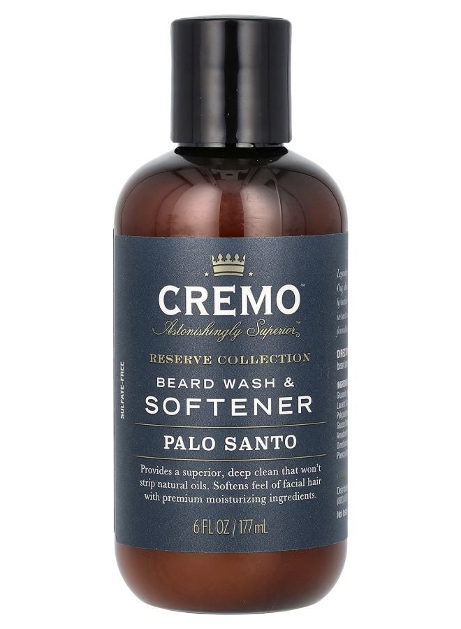 cremo Reserve Collection Beard Wash & Softener Palo Santo 6 fl oz (177 ml)