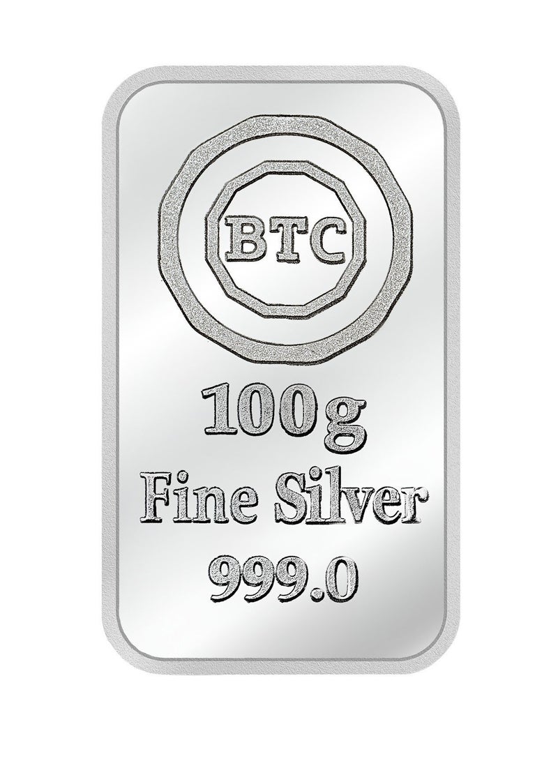 BTC 100g Sliver Ingot - BTC - Image 3