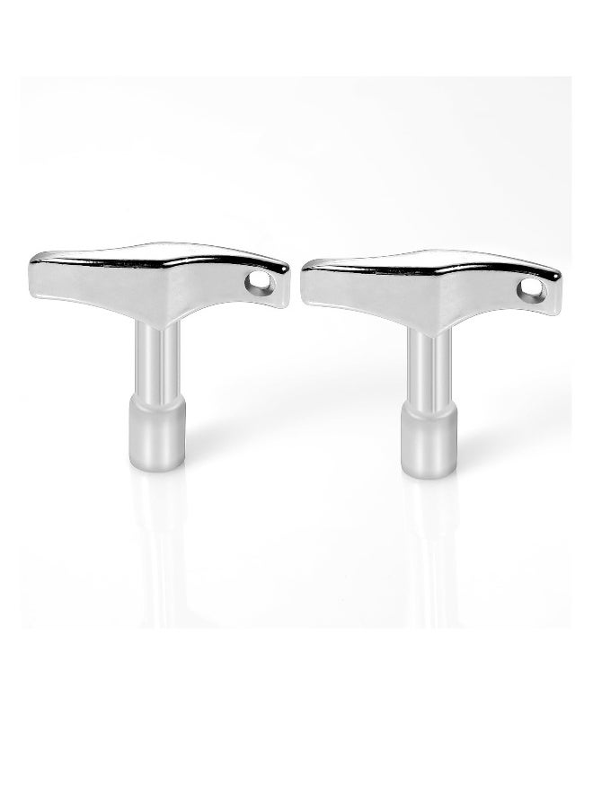 Generic 2 Pcs Drum Tuner Key Set Drum Wrenches, Accessories for Acoustic and Electronic Drums Quadrilateral Drum Key Tool for Acoustic and Electronic Drums  - Image 1