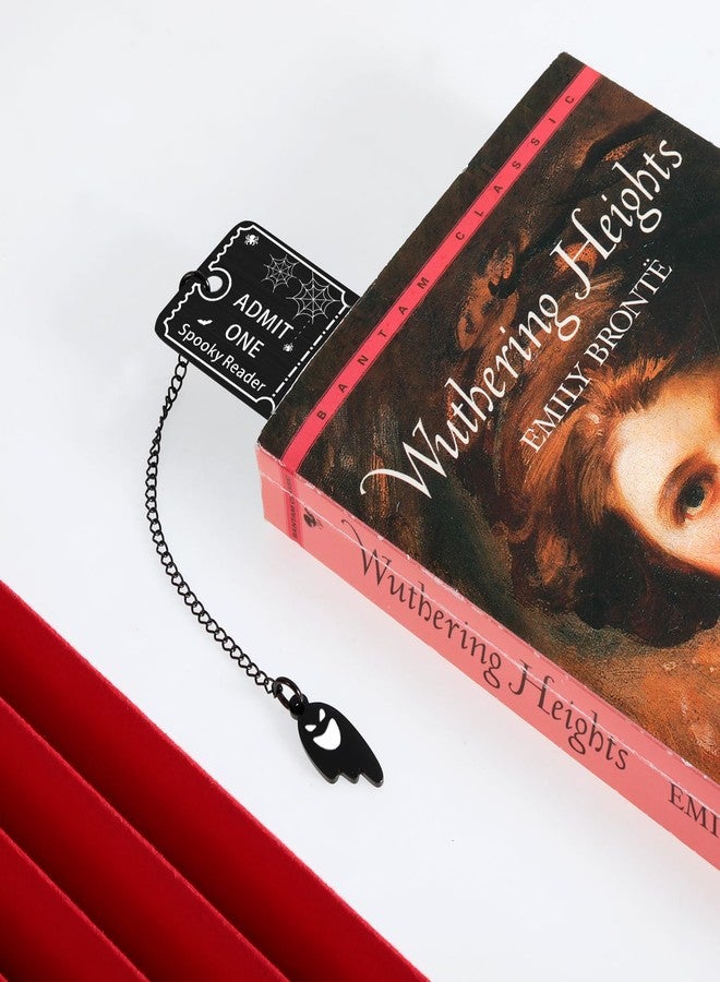 Vanlovemac Horror Bookmark for Women Gothic Bookmarks for Reading Women Goth Valentines Gifts BRR Basket Stuffers Book Lovers Gifts Book Marks for Reading Men Kids Ghost Bookmark Dark Romance Merch - Image 4