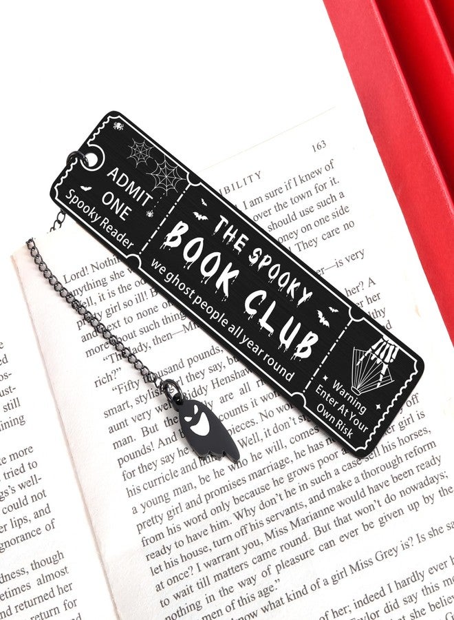 Vanlovemac Horror Bookmark for Women Gothic Bookmarks for Reading Women Goth Valentines Gifts BRR Basket Stuffers Book Lovers Gifts Book Marks for Reading Men Kids Ghost Bookmark Dark Romance Merch - Image 2