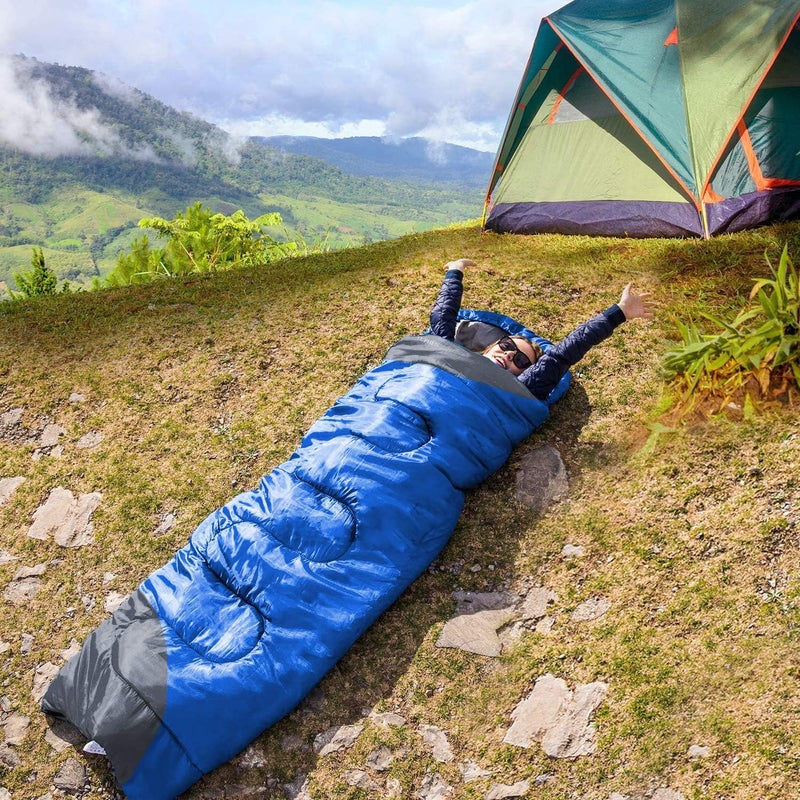 tuphen - Sleeping Bags for Adults Kids Boys Girls Backpacking Hiking Camping Microfiber Liner, Cold Warm Weather 4 Seasons Indoor Outdoor Use, Lightweight & Waterproof - Image 3