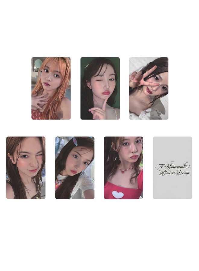 NIBEMINENT 6 Pcs Kpop NMIXX AMND Lomo Cards Card For Fans Collection Gifts - Image 1
