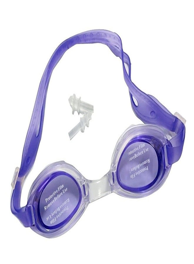 Crazygol purple Swimming Goggle Protection Junior, Adult - Image 3