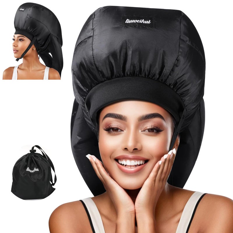 liuweihui Bonnet Hair Dryer Ideal Hair Diffuser for Curly Hair Your Ultimate Solution Spacious Capacity Blow Dryer Cap for Rapid Styling of Curls - Image 2