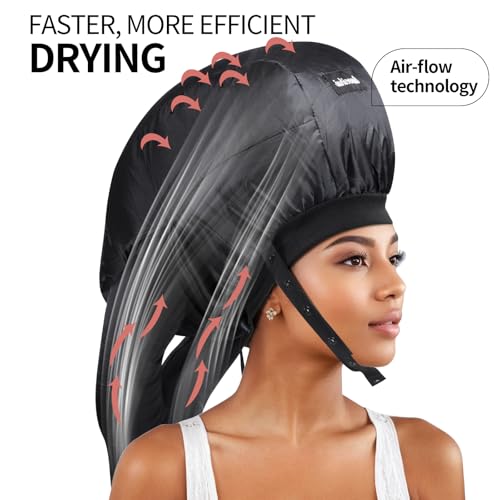 liuweihui Bonnet Hair Dryer Ideal Hair Diffuser for Curly Hair Your Ultimate Solution Spacious Capacity Blow Dryer Cap for Rapid Styling of Curls - Image 3