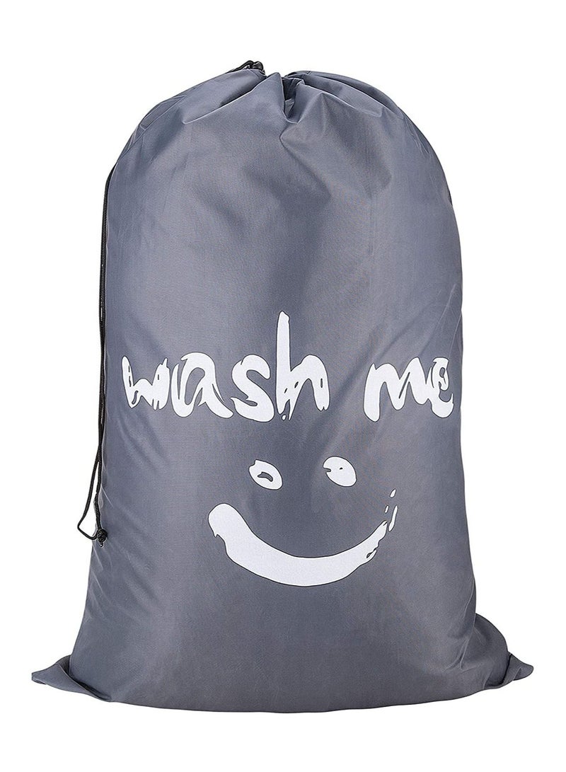 Rubik Wash Me Laundry Bag Extra Large Machine Washable Travel Dirty Clothes Storage Organizer Basket Drawstring Closure 100 x 69cm  - Image 1
