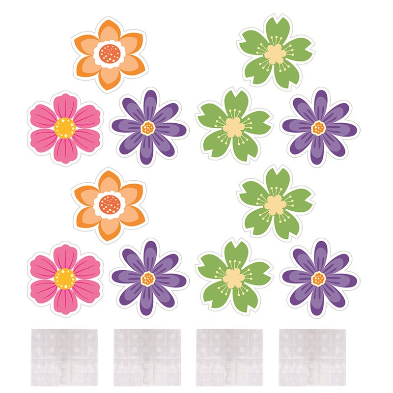 1 Set Paper Cutouts Cards Paper Flower Cutouts Wall Petals Cutouts Decorations For Party - Image 5
