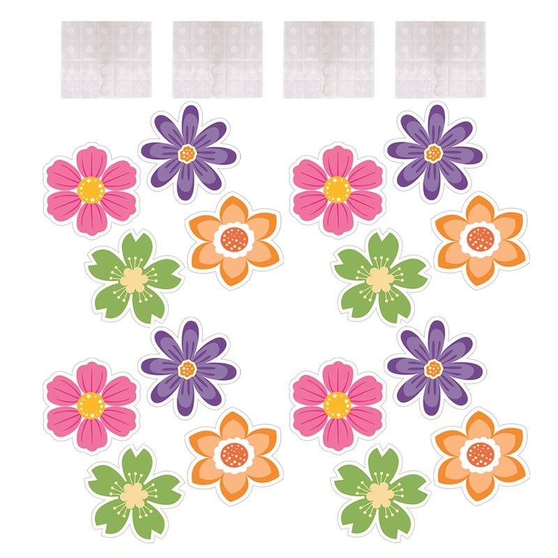 1 Set Paper Cutouts Cards Paper Flower Cutouts Wall Petals Cutouts Decorations For Party - Image 4