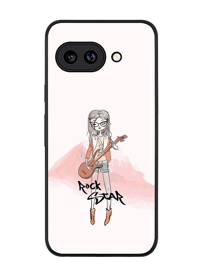 Stylizedd For Google Pixel 9a Case,Slim fit Camera Protection, Shockproof Thin Phone cover  - Rockstar Girl