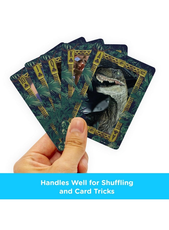 Aquarius AQUARIUS Jurassic Park Playing Cards - Jurassic Park Themed Deck of Cards for Your Favorite Card Games - Officially Licensed Jurassic Park Merchandise & Collectibles, 2.5 x 3.5 - Image 4