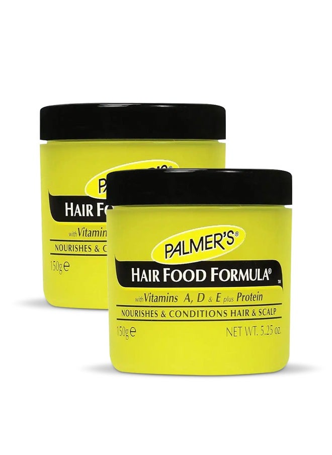 PALMER'S - Hair Food Formula Nourish & Conditions Hair & Scalp Hair Cream 150g pack of 2 - Image 1