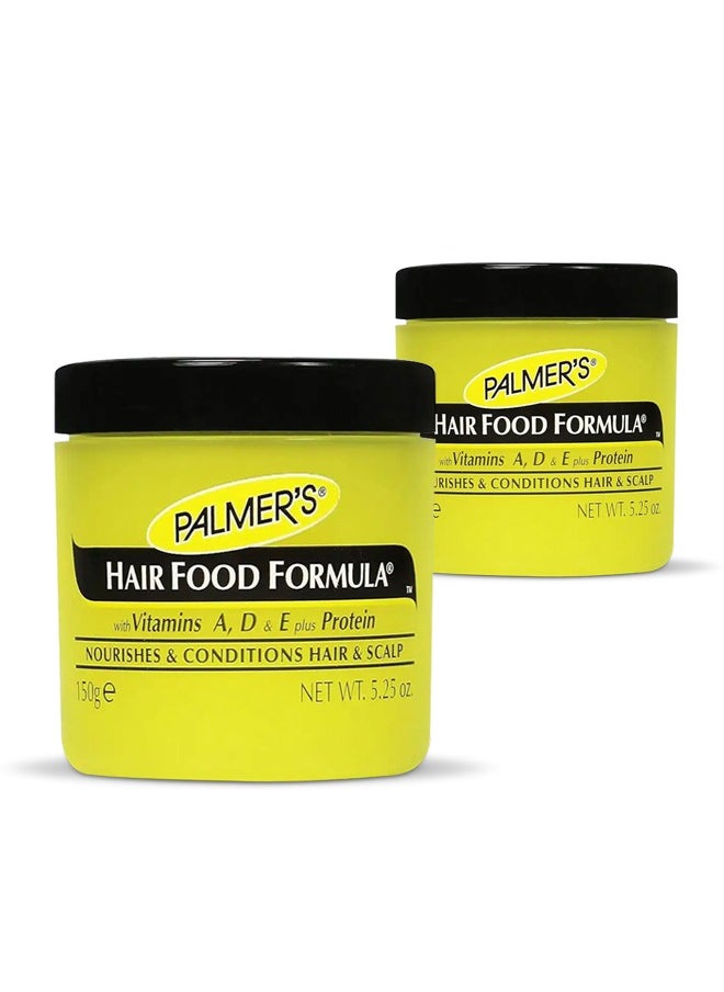 PALMER'S - Hair Food Formula Nourish & Conditions Hair & Scalp Hair Cream 150g pack of 2 - Image 1
