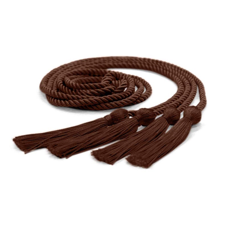Endea Graduation Double Honor Cord Brown