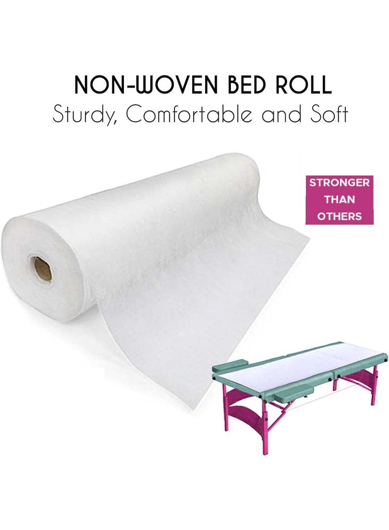 Pack of 8 Disposable Medical Bed Sheet Paper Roll – 50cm x 40M, Massage Table Paper Bedroll, Spa & Salon Facial Bed Cover, Hygienic Sheets for Massage & Hospital Use (8) - Image 3