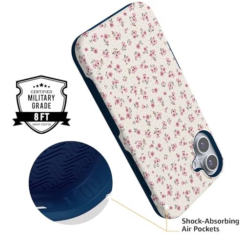 Casely iPhone 16 Case | Cottage Charm | Cottagecore | Bold Protective Design | Compatible with MagSafe - Image 4